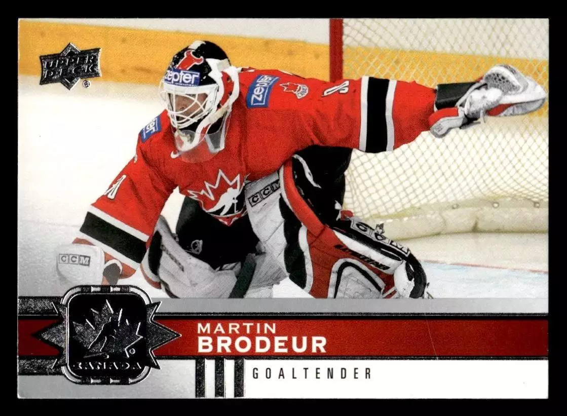 2017-18 Upper Deck Team Canada #139 Martin Brodeur SP