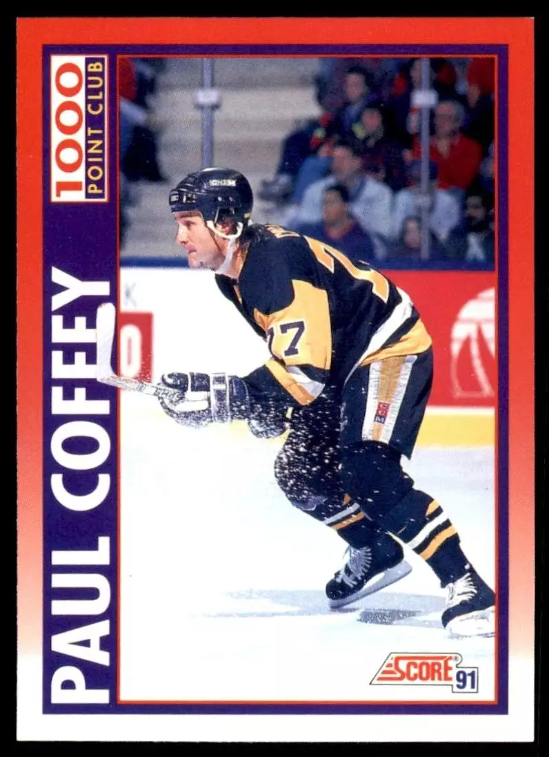 1991-92 Score Canadian English #262 Paul Coffey 1000 PTS