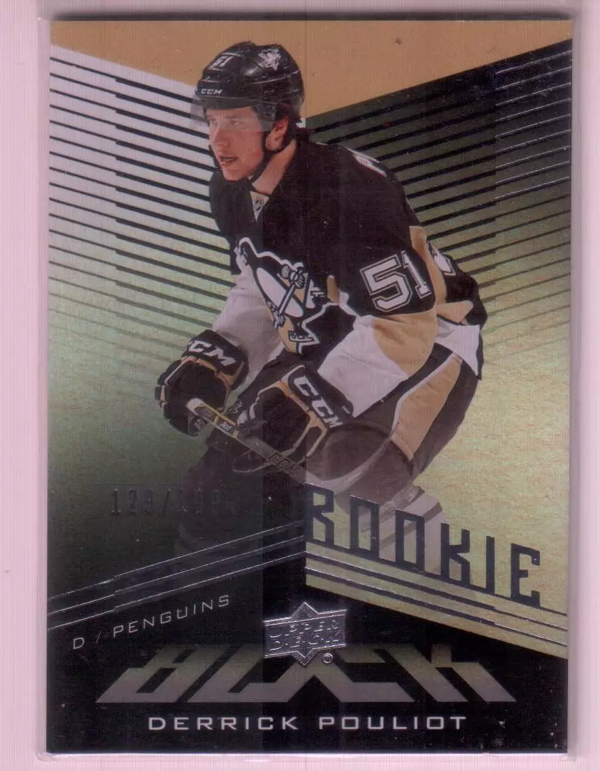 2014-15 UD Black #54 Derrick Pouliot RC 129\199