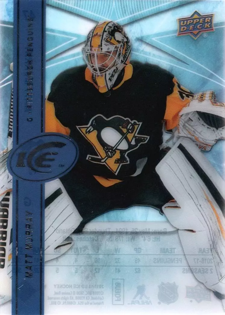 2017-18 Upper Deck Ice #47 Matt Murray