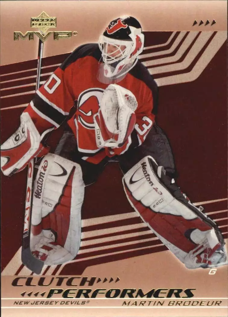 2003-04 Upper Deck MVP Clutch Performers #CP3 Martin Brodeur