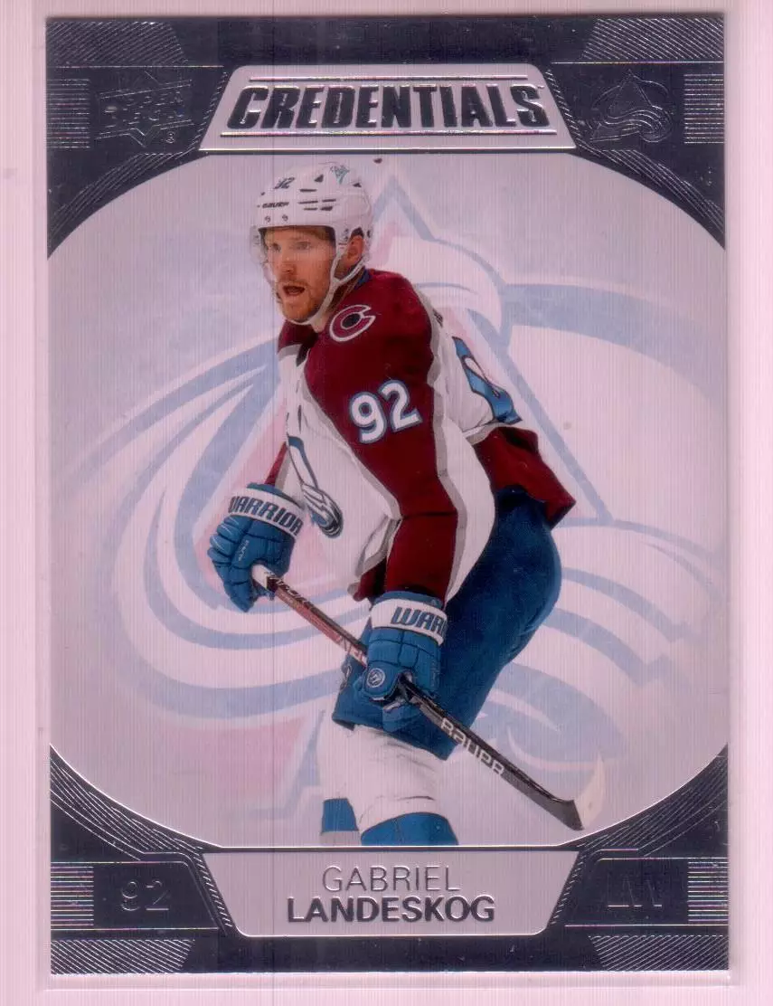 2022-23 Upper Deck Credentials #21 Gabriel Landeskog
