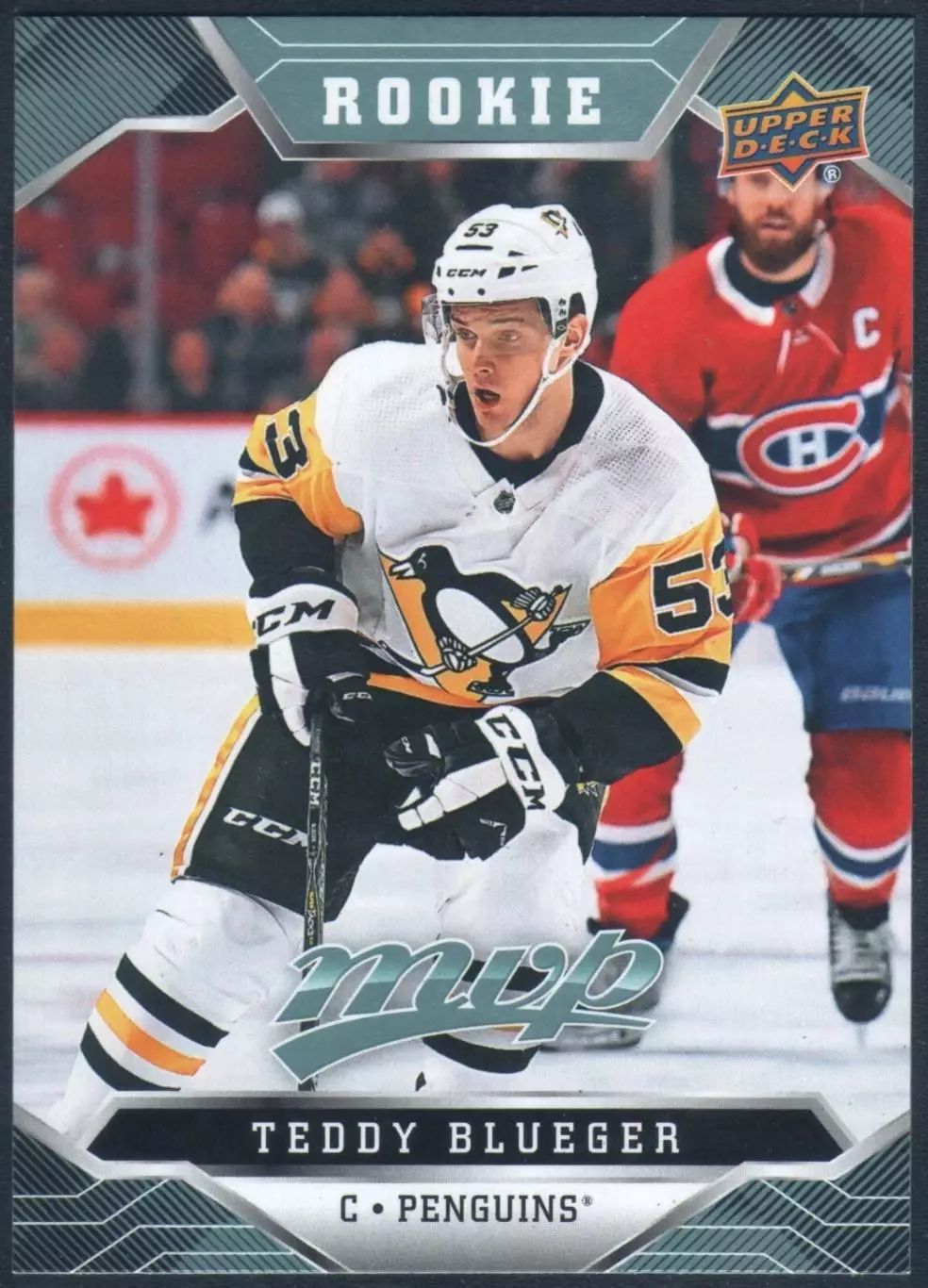 2019-20 Upper Deck MVP #243 Teddy Blueger SP RC