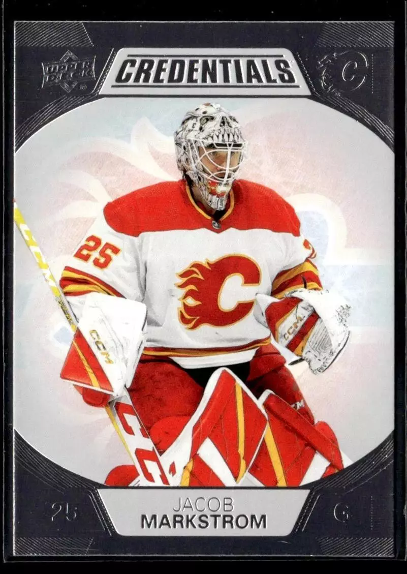 2022-23 Upper Deck Credentials #13 Jacob Markstrom