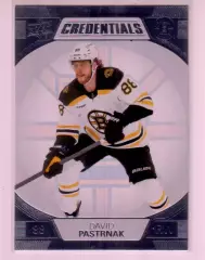 2022-23 Upper Deck Credentials #8 David Pastrnak
