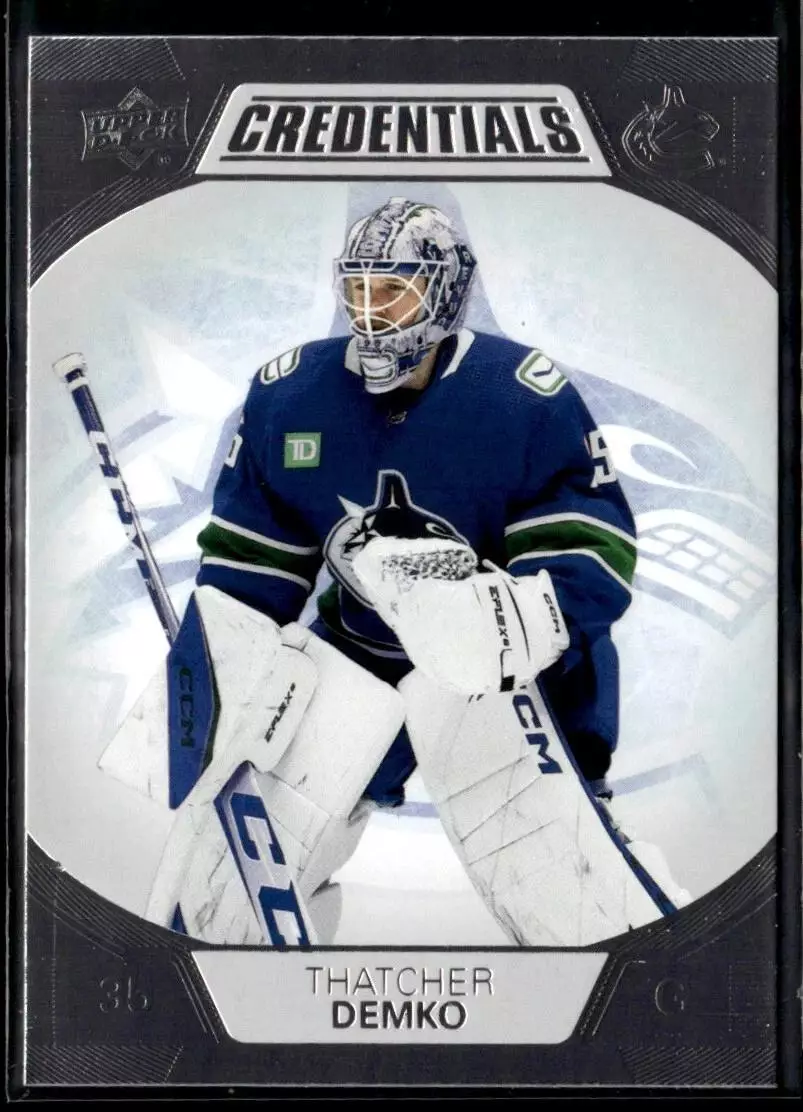 2022-23 Upper Deck Credentials #86 Thatcher Demko