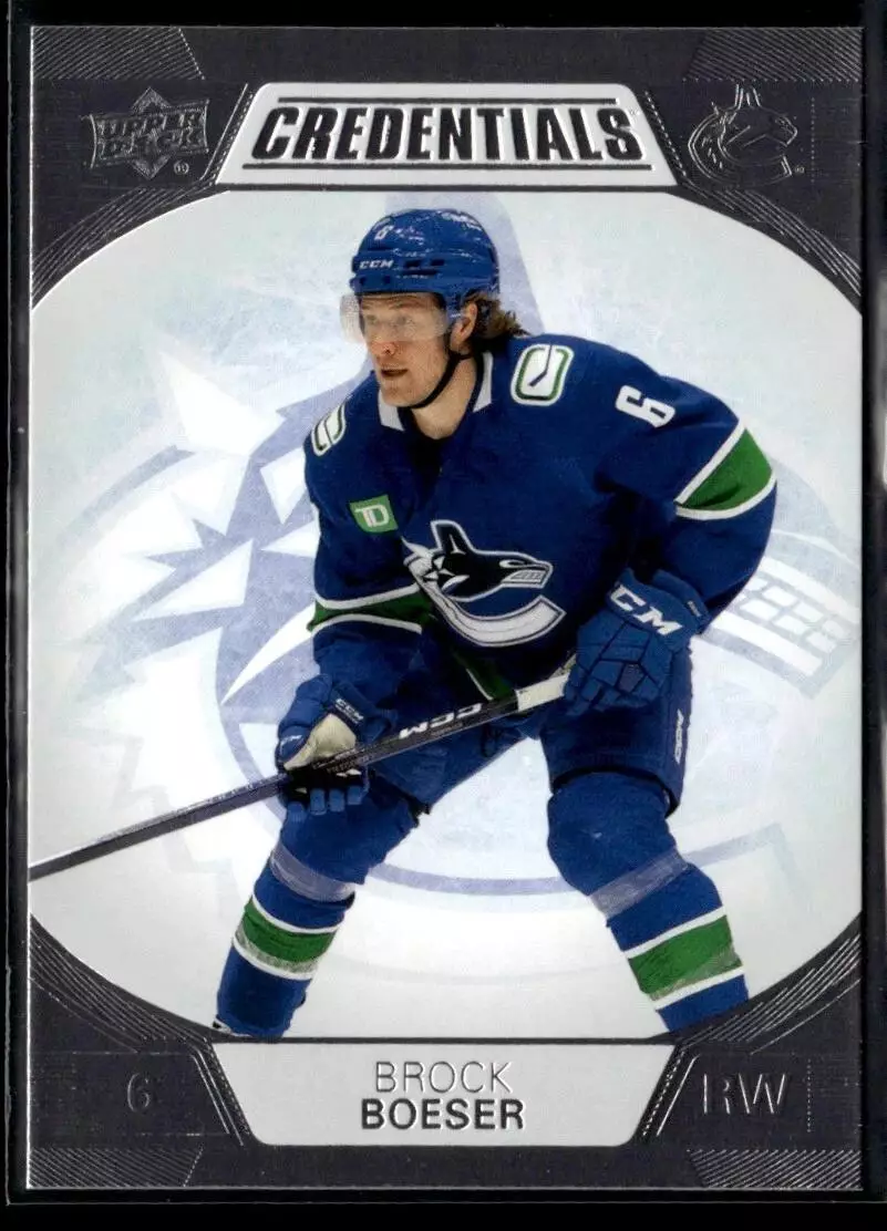 2022-23 Upper Deck Credentials #87 Brock Boeser