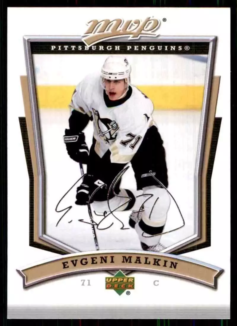 2007-08 Upper Deck MVP #201 Evgeni Malkin