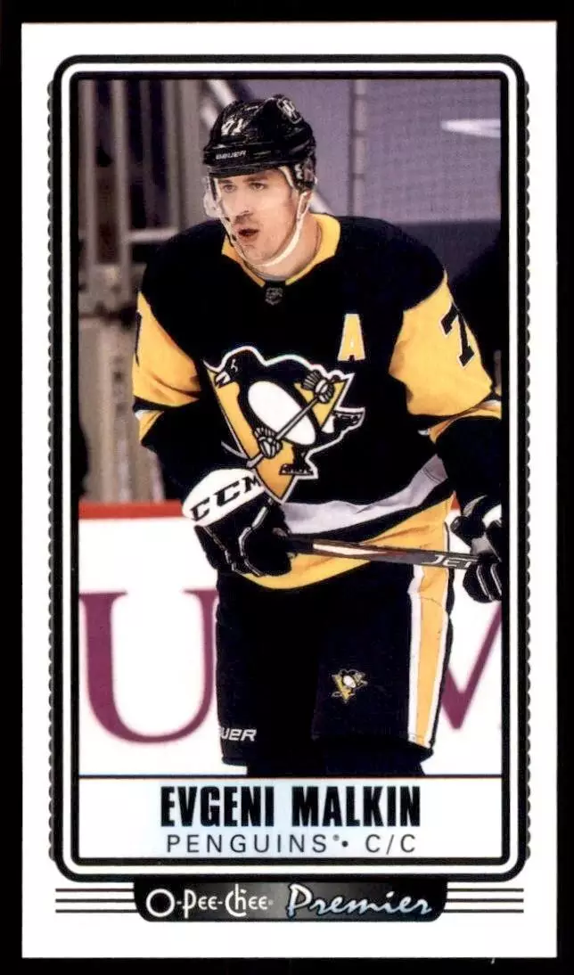2021-22 O-Pee-Chee OPC Premier Tallboys #P6 Evgeni Malkin
