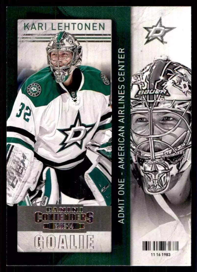 2013-14 Panini Contenders #55 Kari Lehtonen