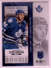 2013-14 Panini Contenders #140A David Broll RC 092\600