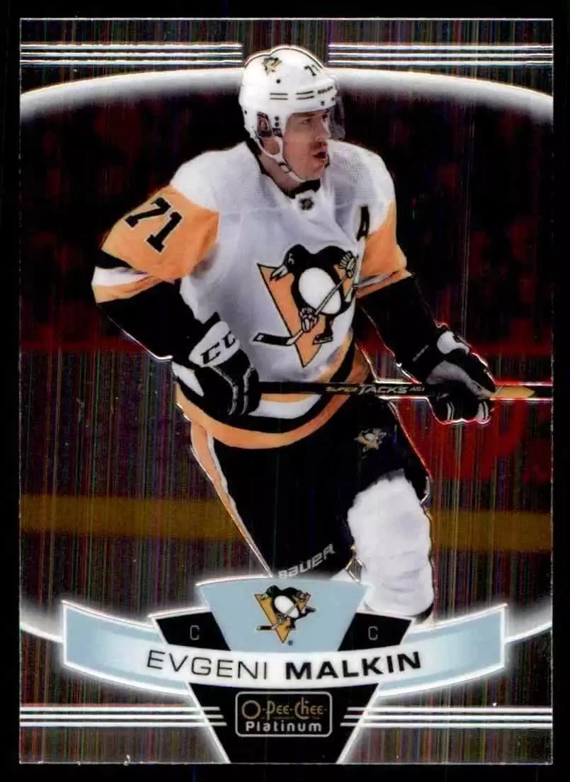 2019-20 O-Pee-Chee Platinum #92 Evgeni Malkin