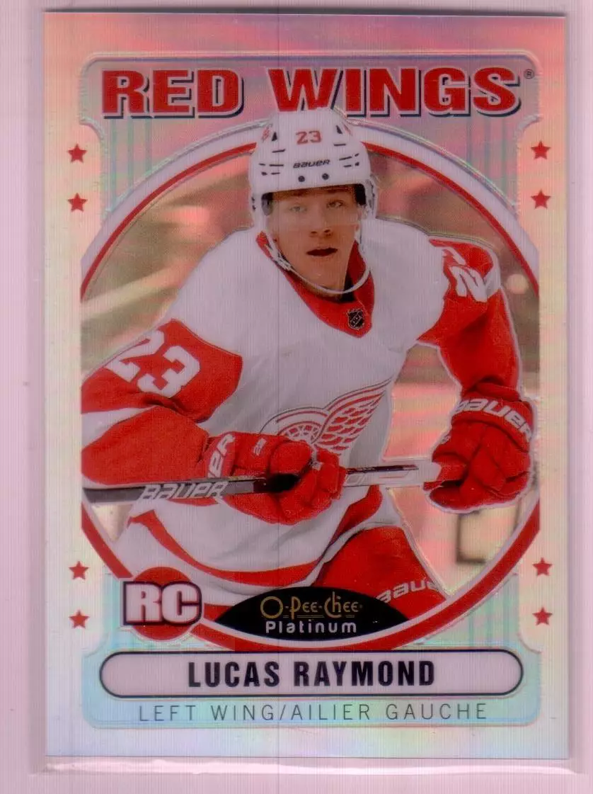 2021-22 O-Pee-Chee Platinum Retro Rainbow #R96 Lucas Raymond