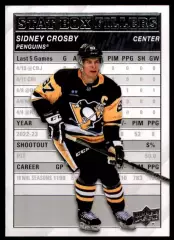 2023-24 Upper Deck Stat Box Fillers #SB12 Sidney Crosby