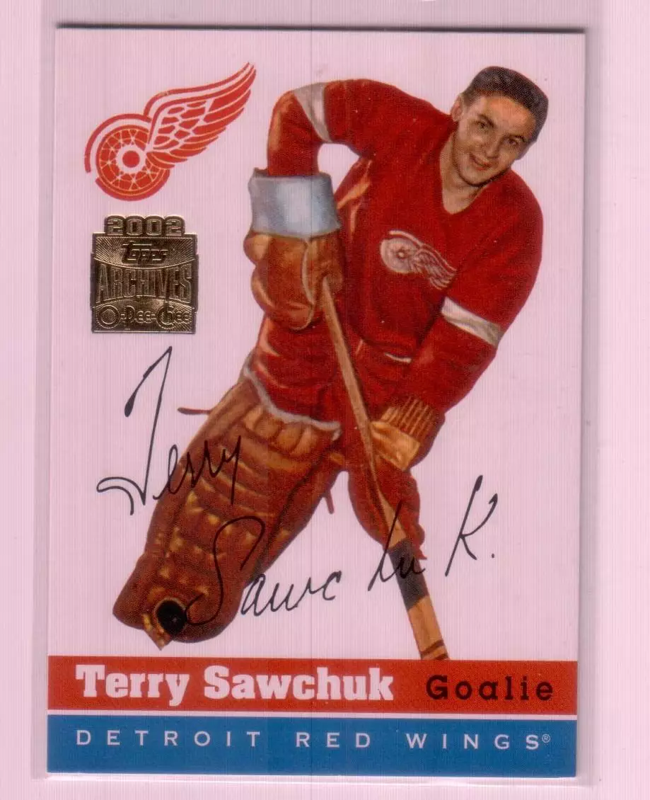 2001-02 Topps Archives #69 Terry Sawchuk