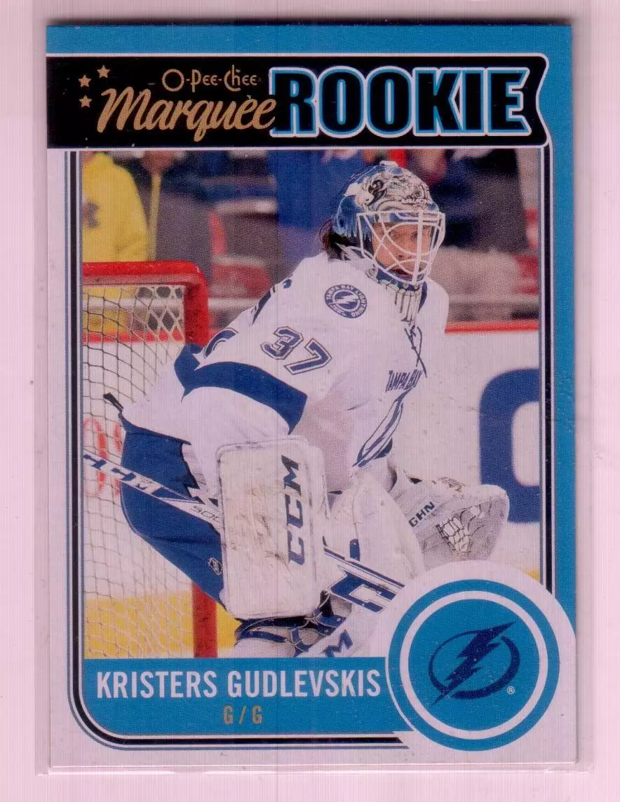 2014-15 O-Pee-Chee #523 Kristers Gudlevskis RC