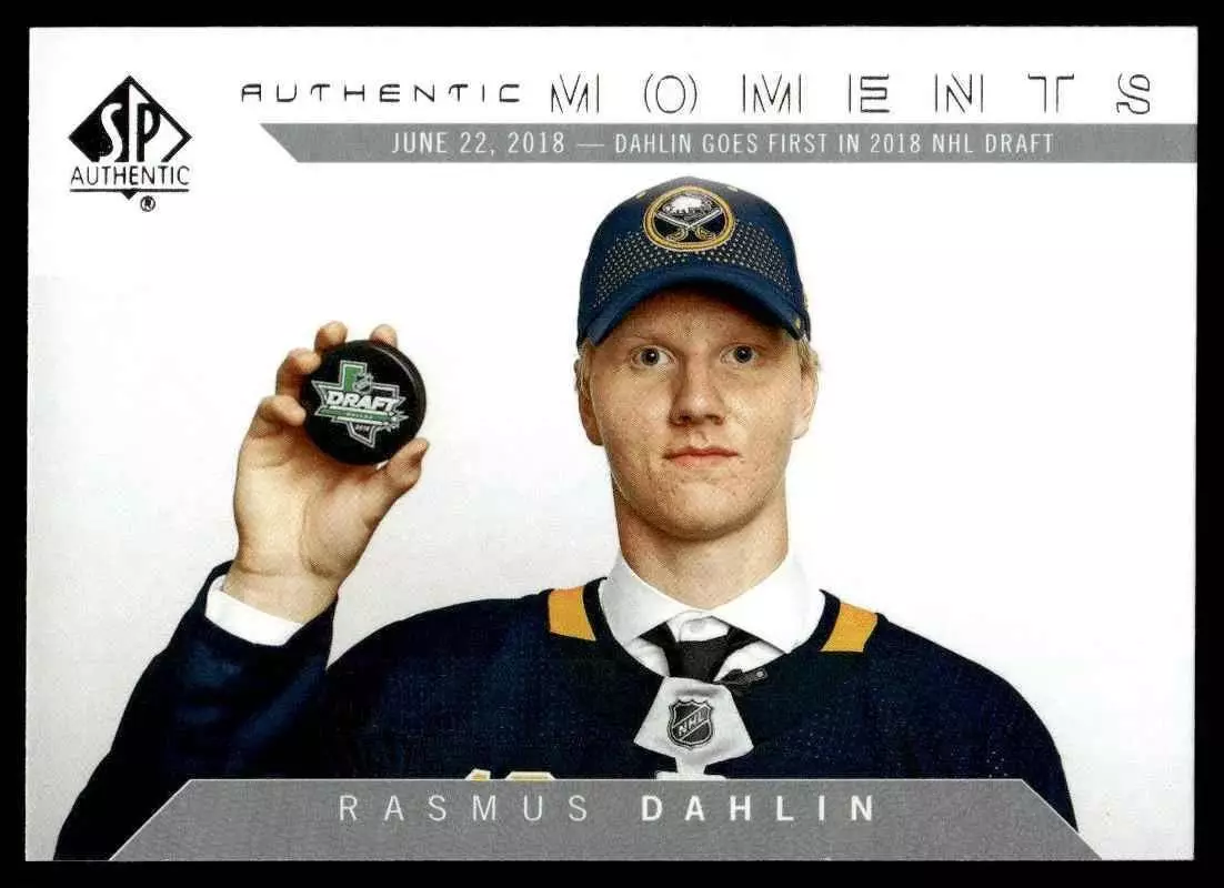 2018-19 SP Authentic #109 Rasmus Dahlin AM
