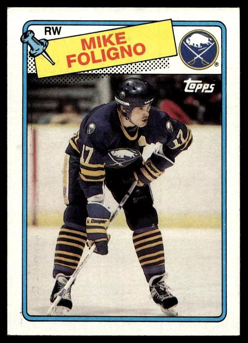 1988-89 Topps #184 Mike Foligno DP