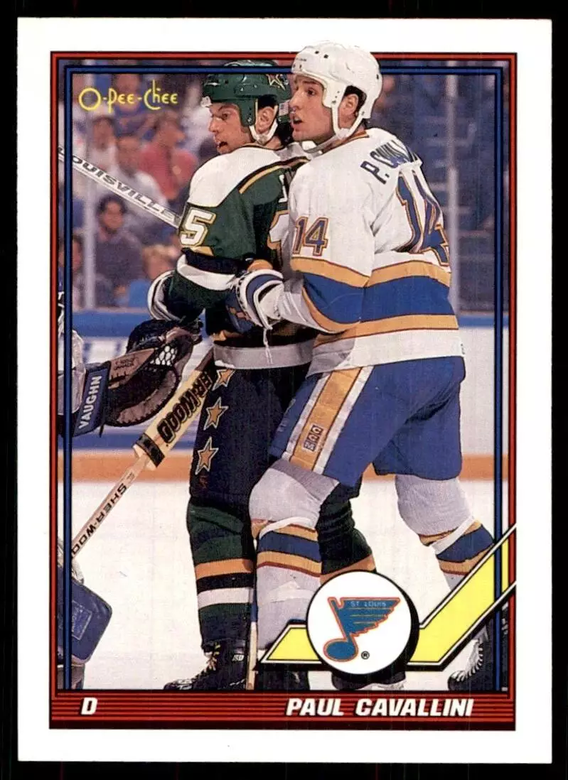 1991-92 O-Pee-Chee #328 Paul Cavallini