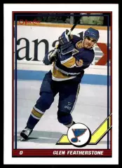 1991-92 O-Pee-Chee #436 Glen Featherstone