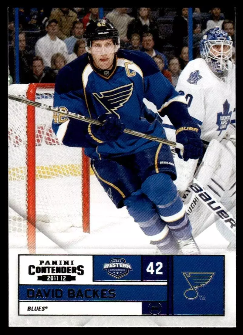2011-12 Panini Contenders #42 David Backes