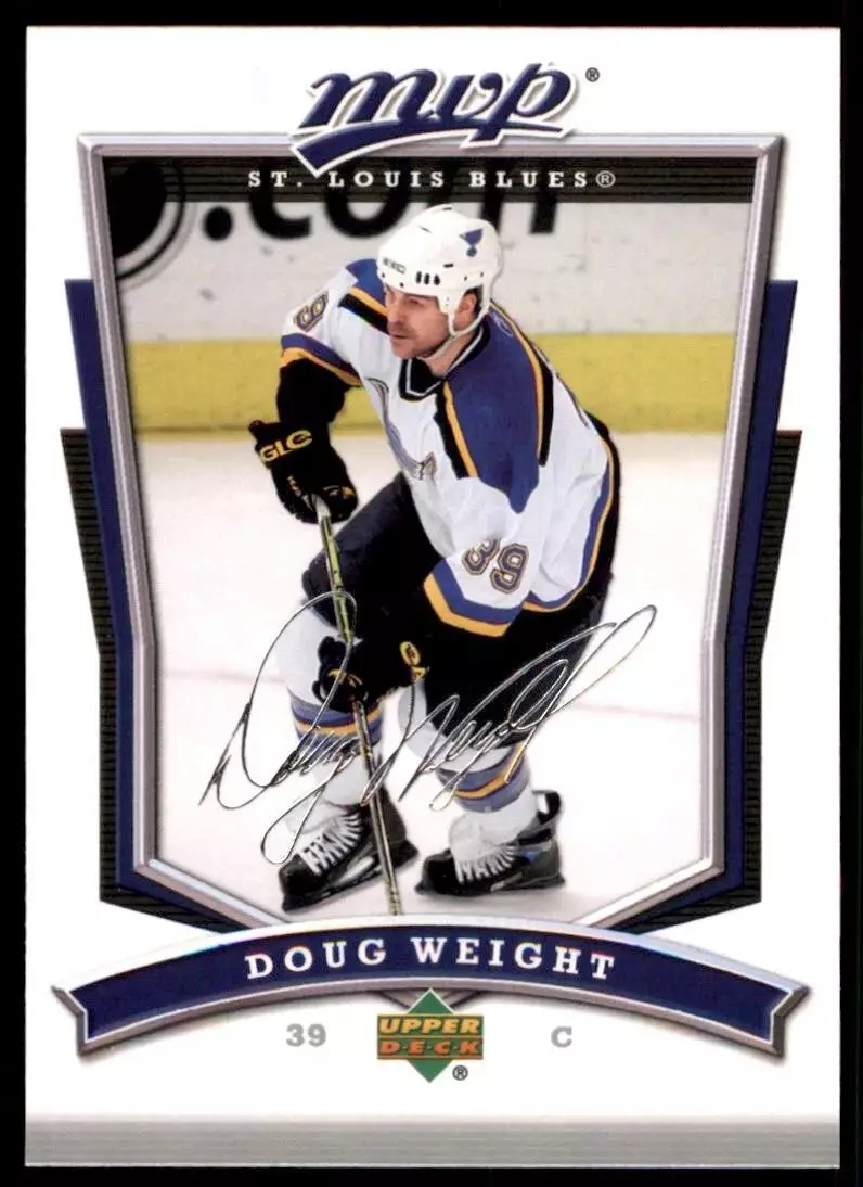 2007-08 Upper Deck MVP #32 Doug Weight