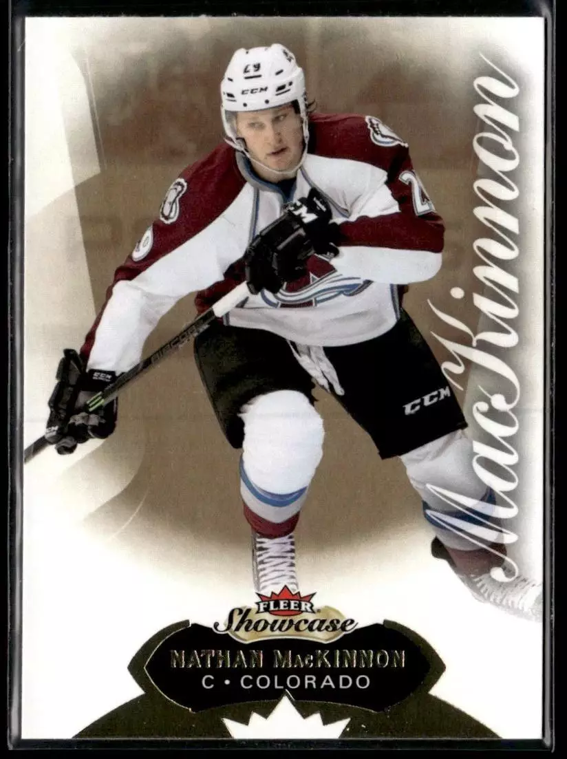 2014-15 Fleer Showcase #41 Nathan MacKinnon