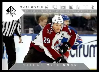 2018-19 SP Authentic #112 Nathan MacKinnon AM