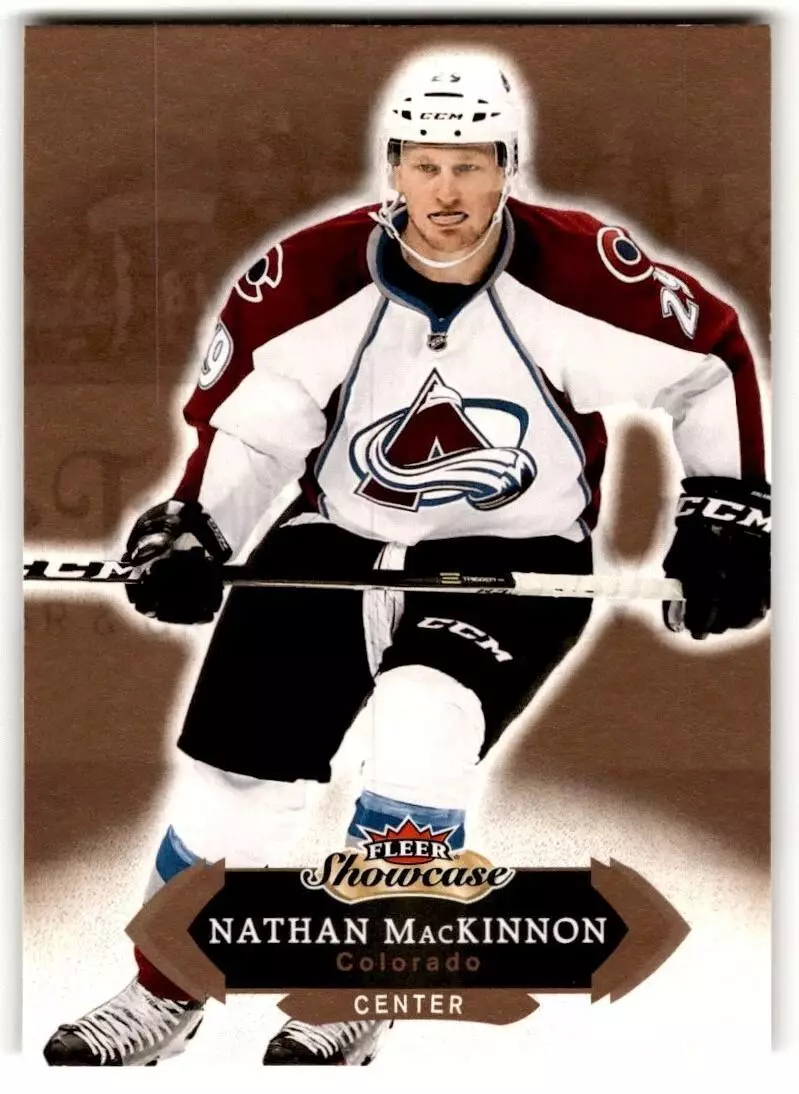 2016-17 Fleer Showcase #87 Nathan MacKinnon