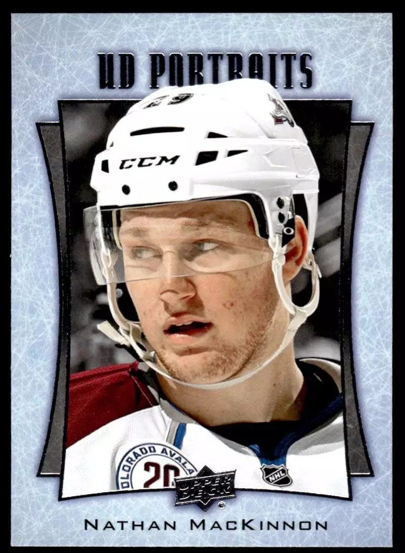 2016-17 Upper Deck UD Portraits #P30 Nathan MacKinnon