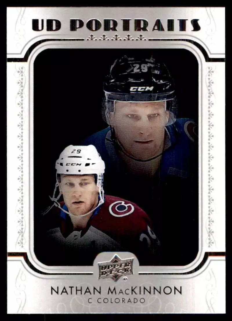 2019-20 Upper Deck UD Portraits #P10 Nathan MacKinnon