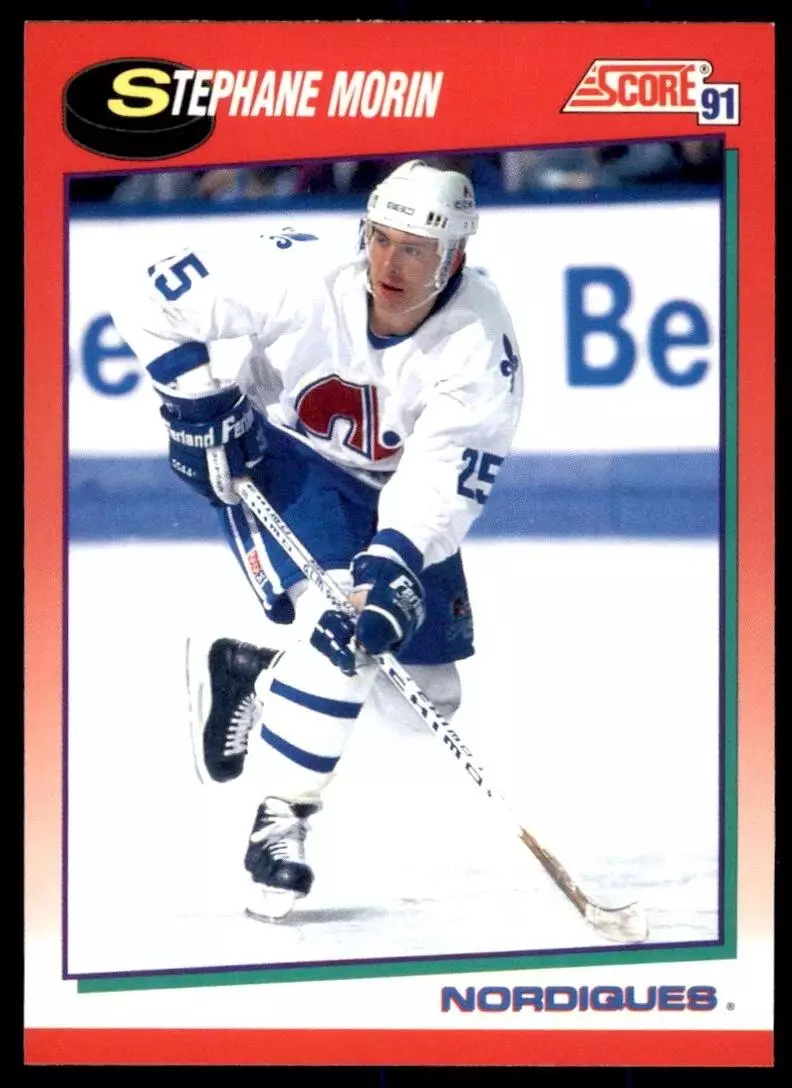 1991-92 Score Canadian English #254 Stephane Morin