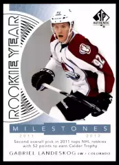2017-18 SP Authentic Rookie Year Milestones #RYMGL Gabriel Landeskog