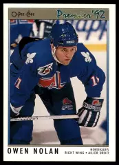 1991-92 OPC Premier #193 Owen Nolan