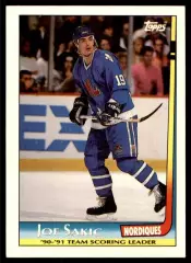 1991-92 Topps Team Scoring Leaders #8 Joe Sakic