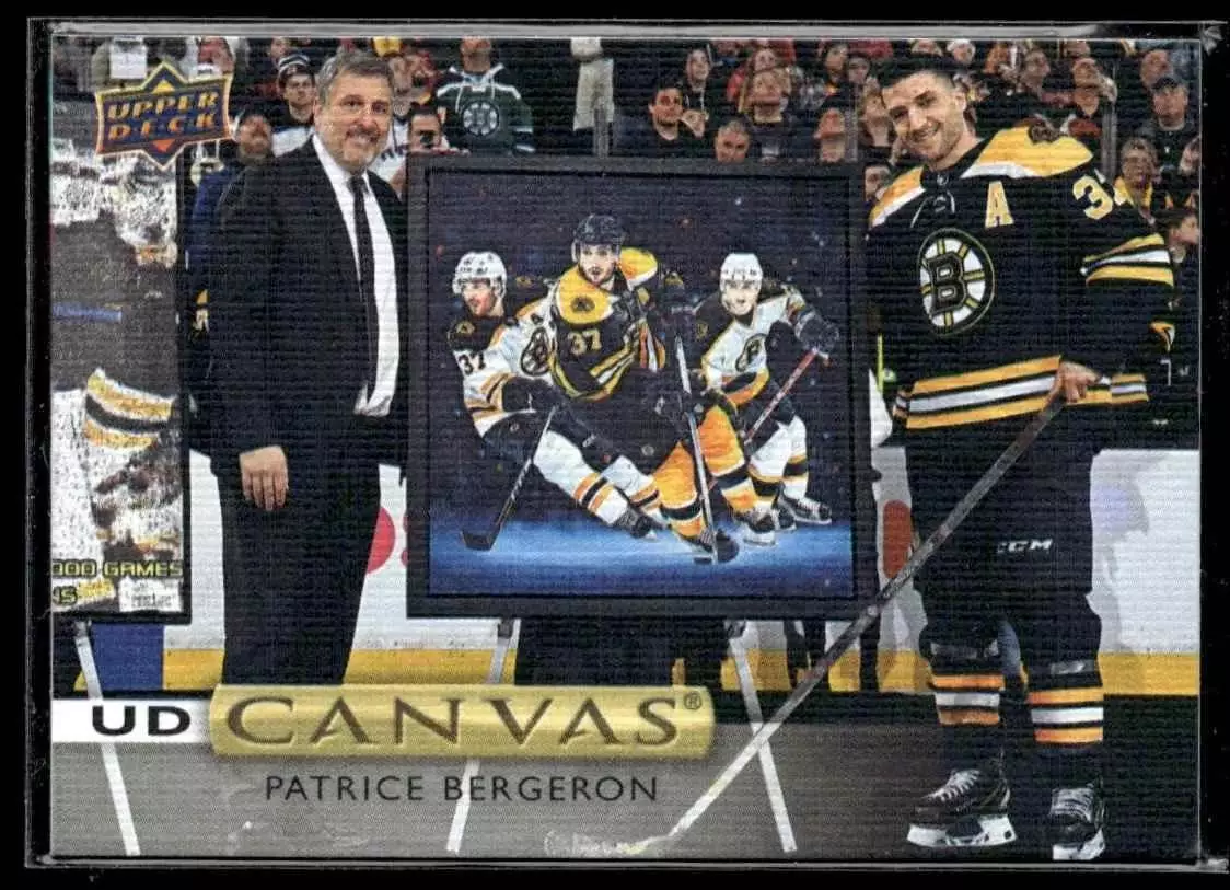 2019-20 Upper Deck Canvas #C5 Patrice Bergeron