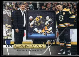 2019-20 Upper Deck Canvas #C5 Patrice Bergeron