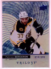 2017-18 Upper Deck Trilogy Blue #44 Patrice Bergeron 024\999