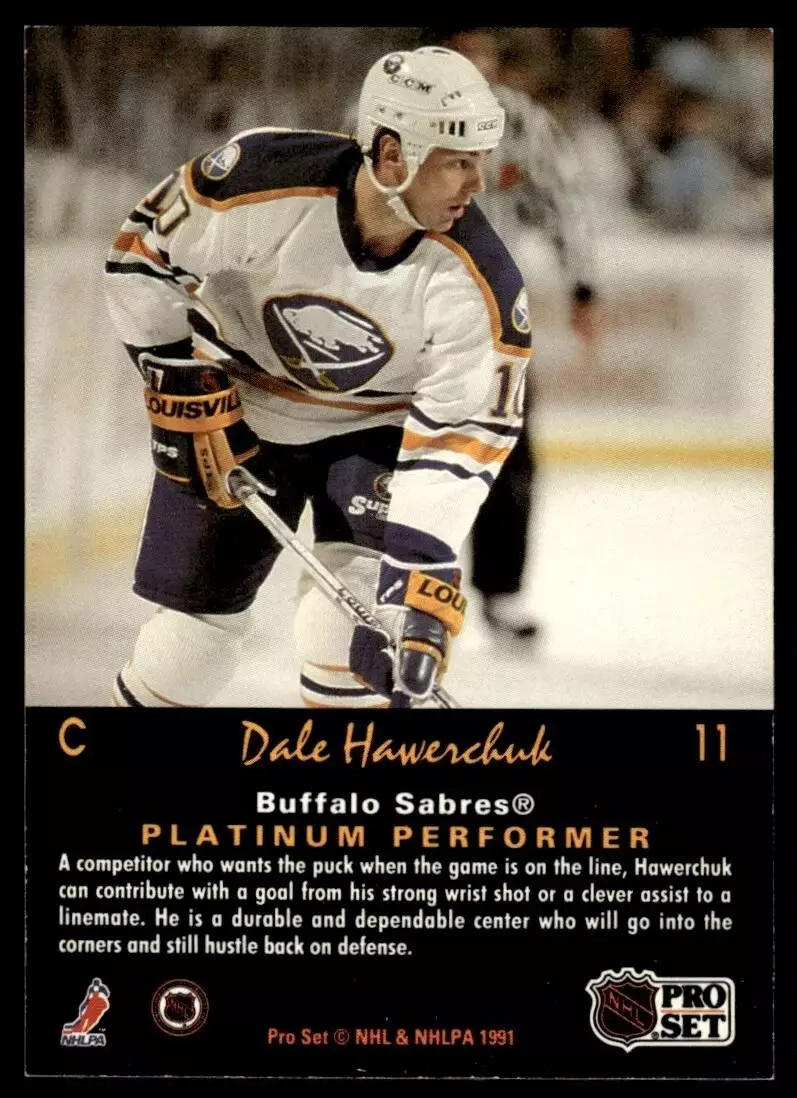 1991-92 Pro Set Platinum #11 Dale Hawerchuk 1