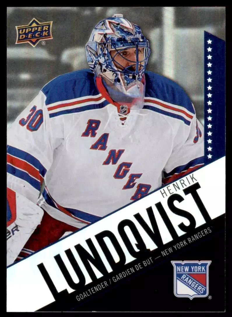 2015-16 Upper Deck Tim Hortons #30 Henrik Lundqvist