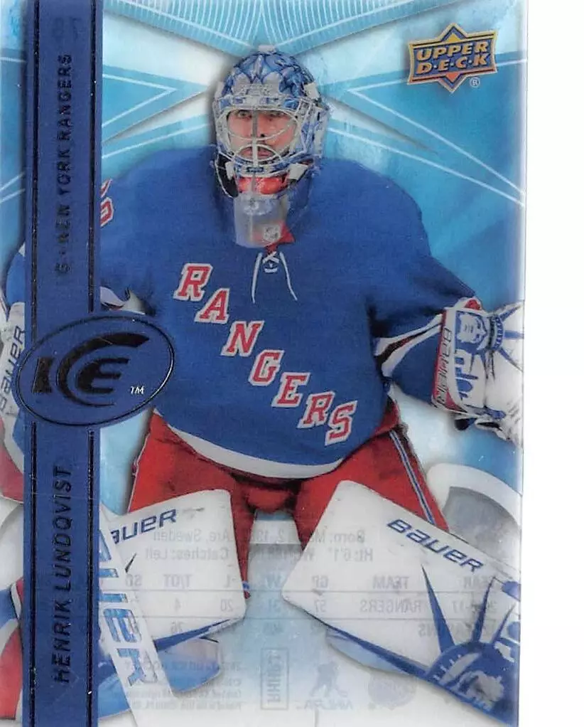 2017-18 Upper Deck Ice #78 Henrik Lundqvist