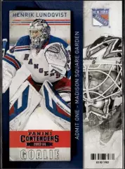 2013-14 Panini Contenders #73 Henrik Lundqvist