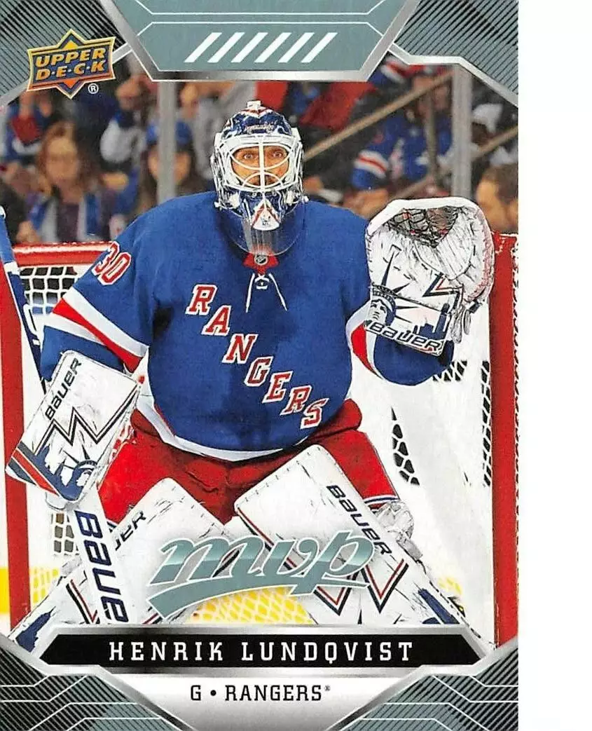 2019-20 Upper Deck MVP #201 Henrik Lundqvist SP