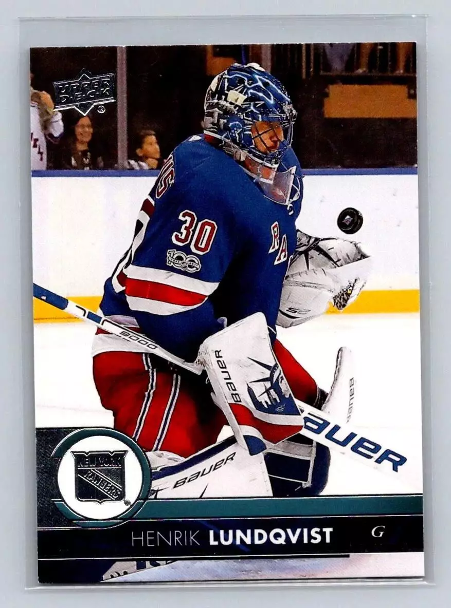 2017-18 Upper Deck #372 Henrik Lundqvist