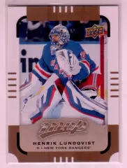 2015-16 Upper Deck MVP #139 Henrik Lundqvist SP