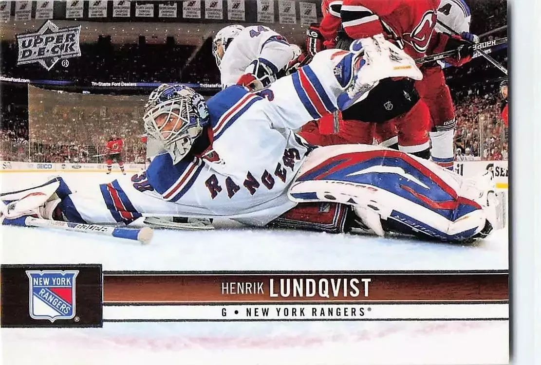 2012-13 Upper Deck #122 Henrik Lundqvist