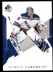 2018-19 SP Authentic #50 Henrik Lundqvist