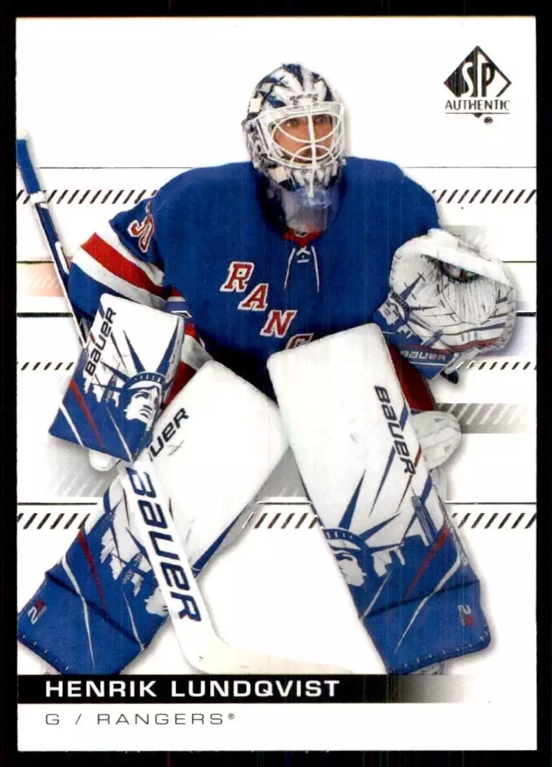 2019-20 SP Authentic #33 Henrik Lundqvist