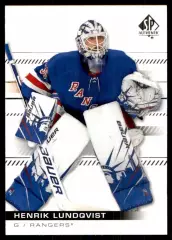 2019-20 SP Authentic #33 Henrik Lundqvist