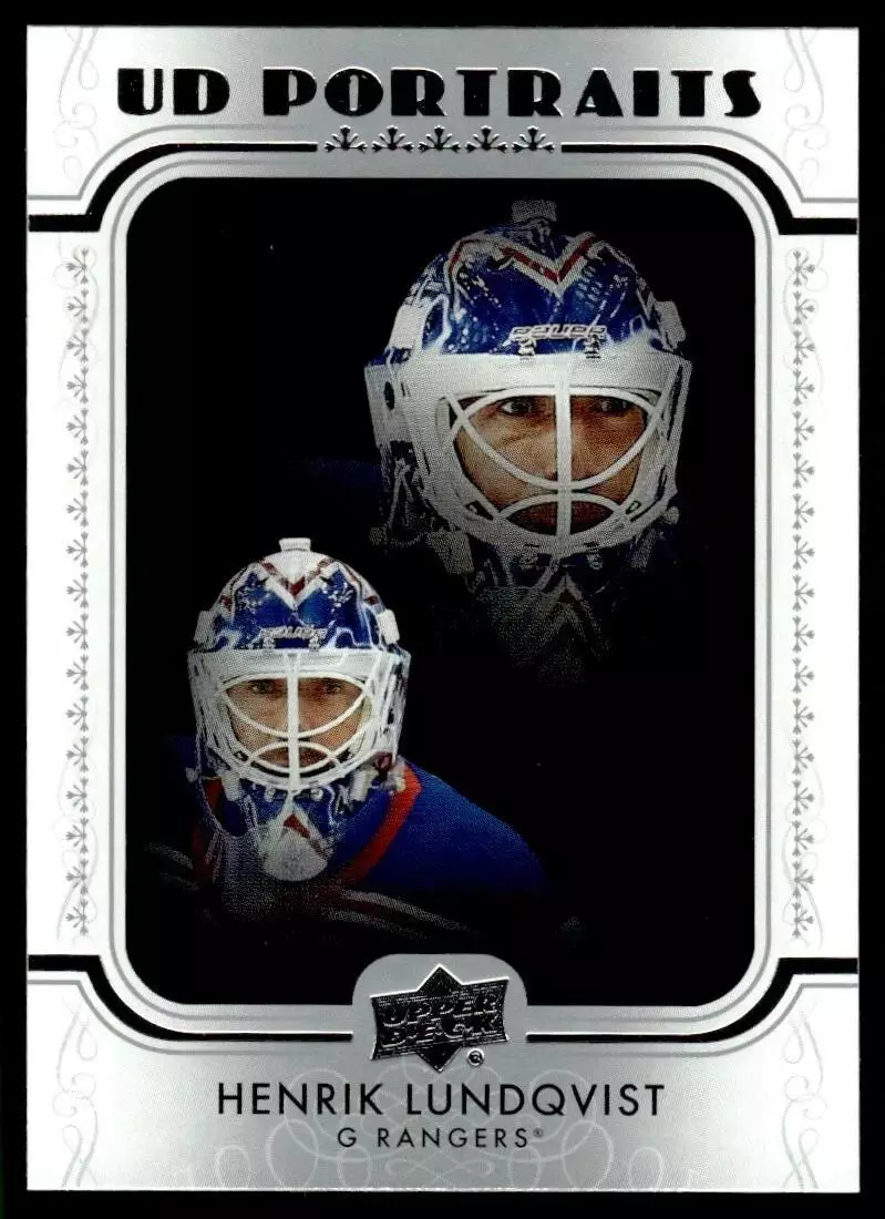 2019-20 Upper Deck UD Portraits #P20 Henrik Lundqvist
